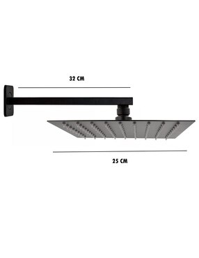 Regadera para baño Rubinett