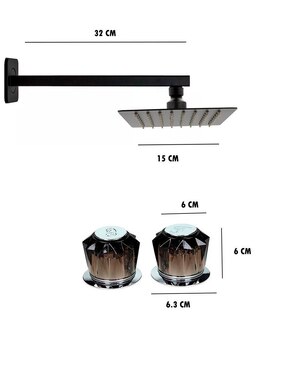 Regadera para baño Rubinett