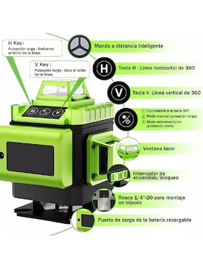 Nivel electrónico láser