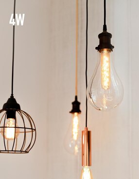 Foco vintage Icon 4 W de consumo 4 W de iluminación 300 lm lúmenes