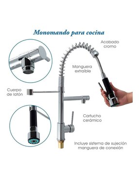 Monomando para cocina Gravita