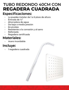Regadera para baño Dica