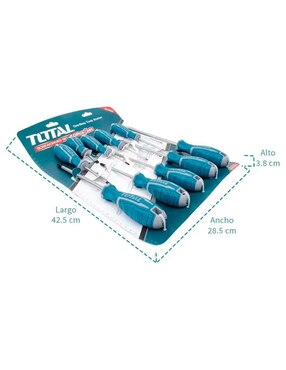 Set de desarmadores Total THT250610 10 piezas