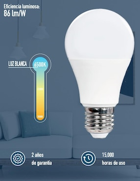 Set Foco LED Icon 9 W de consumo 9 W de iluminación 800 lúmenes