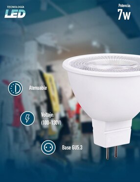 Foco LED Icon 5 W de consumo 5 W de iluminación 600 lúmenes