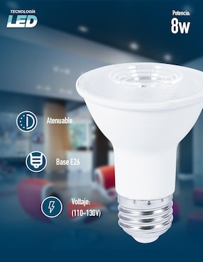 Foco led Icon 12 w de consumo 10 w de iluminación 900 lm lúmenes