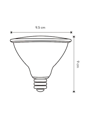 Foco led Icon 10 W de consumo 10 W de iluminación 80 lm lúmenes