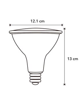 Foco led Icon 15 w de consumo 15 w de iluminación 110 lm lúmenes