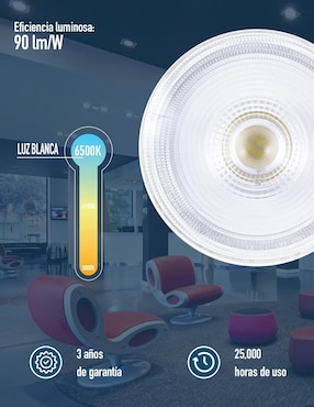 Foco led Icon 15 w de consumo 15 w de iluminación 110 lm lúmenes