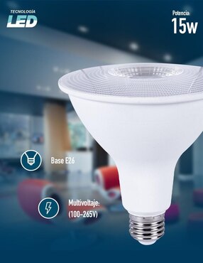 Foco led Icon 15 w de consumo 15 w de iluminación 110 lm lúmenes