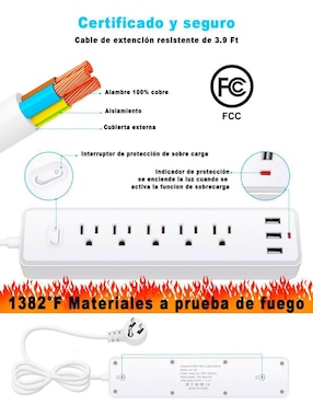 Multicontacto Fratech de 8 contactos