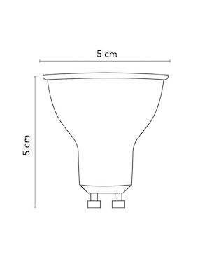 Foco LED Icon 5 W de consumo 35 W de iluminación 400 lúmenes