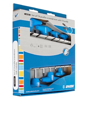 Juego de llaves allen Unior 7 piezas