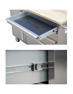 Gabinete Thor Kitchen de acero inoxidable