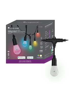 Serie de focos LED Lloyd'S Smart Home LC-1352 con 12 focos