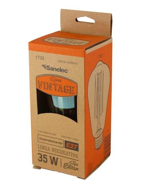 Foco Vintage Sanelec 35 W de Consumo 35 W de Iluminación 580 Lúmenes