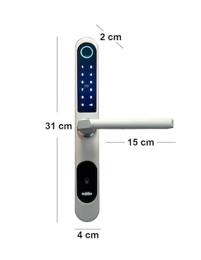 Cerradura para digital Daxxon Iron 425 Gris de biométrica