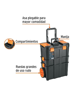 Caja de herramientas Truper 5 compartimentos