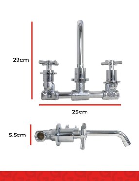 Llave mezcladora para lavabo Dica