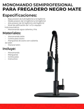 Monomando para cocina Dica