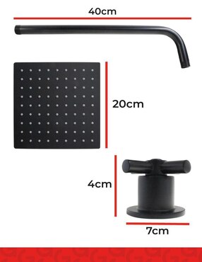 Regadera para baño Meer