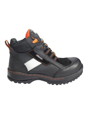 Bota industrial Leon de cuero y piel