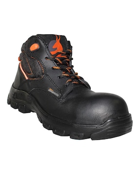 Bota industrial Leon de cuero y piel