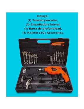 Rotomartillo y accesorios Black + Decker HD565K-B3 550 W