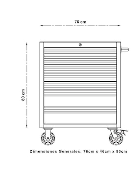 Caja de herramientas Thor Kitchen 7 compartimentos