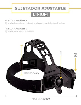 Careta para soldar Linium