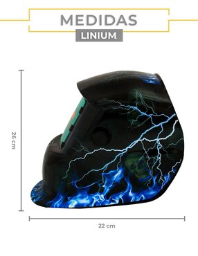 Careta para soldar Linium