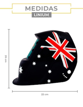 Careta para soldar Linium