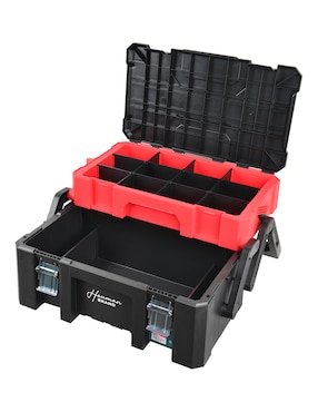 Caja de herramientas Heuman Brand 2 compartimentos