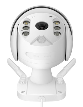 Cámara solar de seguridad Steren alámbrica Full HD 180° con capacidad para grabar para exterior