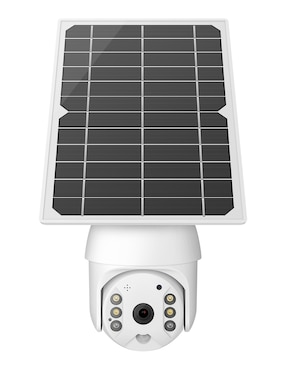 Cámara solar de seguridad Steren alámbrica Full HD 180° con capacidad para grabar para exterior