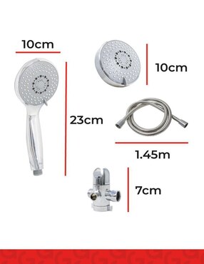 Regadera para baño Dica