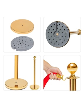 Set de poste delimitador para fila Gutstark