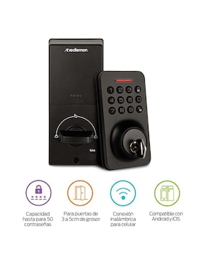 Cerradura digital Redlemon 83622 de combinación