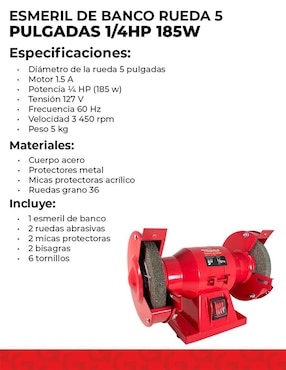 Esmeril banco Santul 120 - 220 v