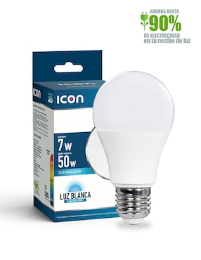 Foco LED Icon 7 W de consumo 50 W de iluminación 665 lúmenes