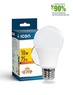 Foco LED Icon 10 W de consumo 75 W de iluminación 950 lúmenes