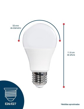Foco LED Icon 15 W de consumo 100 W de iluminación 1350 lúmenes