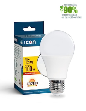 Foco LED Icon 15 W de consumo 100 W de iluminación 1350 lúmenes