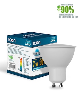 Foco LED Icon 7 W de consumo 50 W de iluminación 595 lúmenes