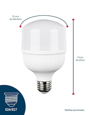 Foco LED Icon 20 W de consumo 150 W de iluminación 1800 lúmenes