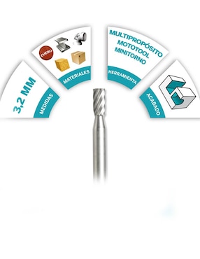 Broca multimateriales Dremel