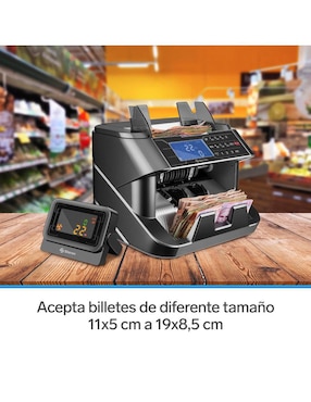 Contador de billetes Steren de 2000 billetes x minuto