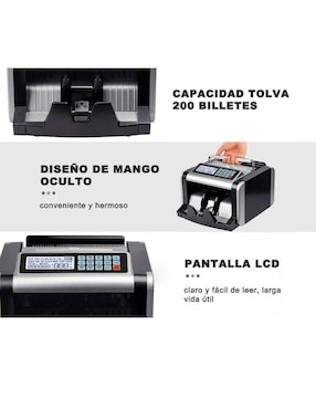 Contador de billetes Kashbill de 1000 billetes x minuto