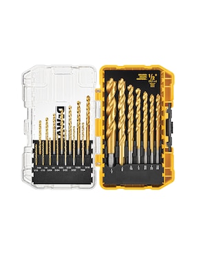 Juego De Brocas Multimateriales Dewalt Con 21 Piezas