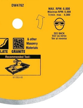 Disco de diamante de metal Dewalt
